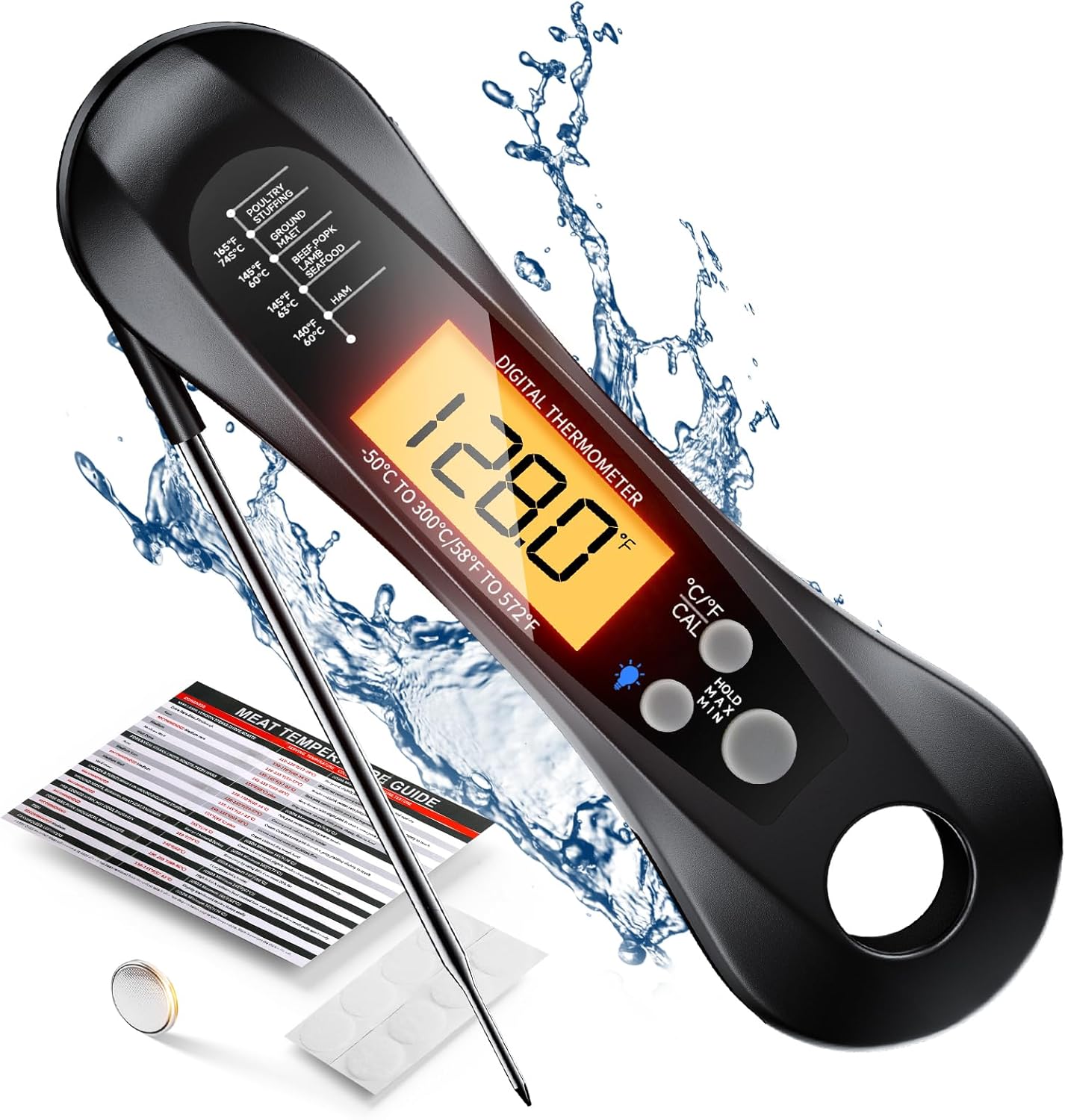 Thermometer Digital - Termómetro digital para carne de lectura