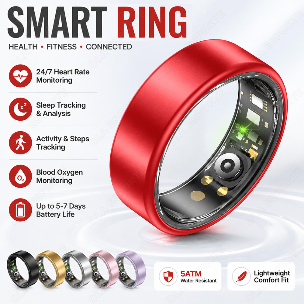 Blood Pressure Monitor - Anillo Inteligente con Monitor de Frecuencia