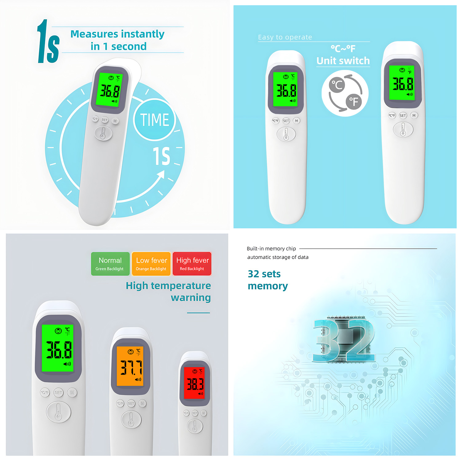 Termómetro Digital infrarrojo  - Pulse Oximeter reseña y precio
