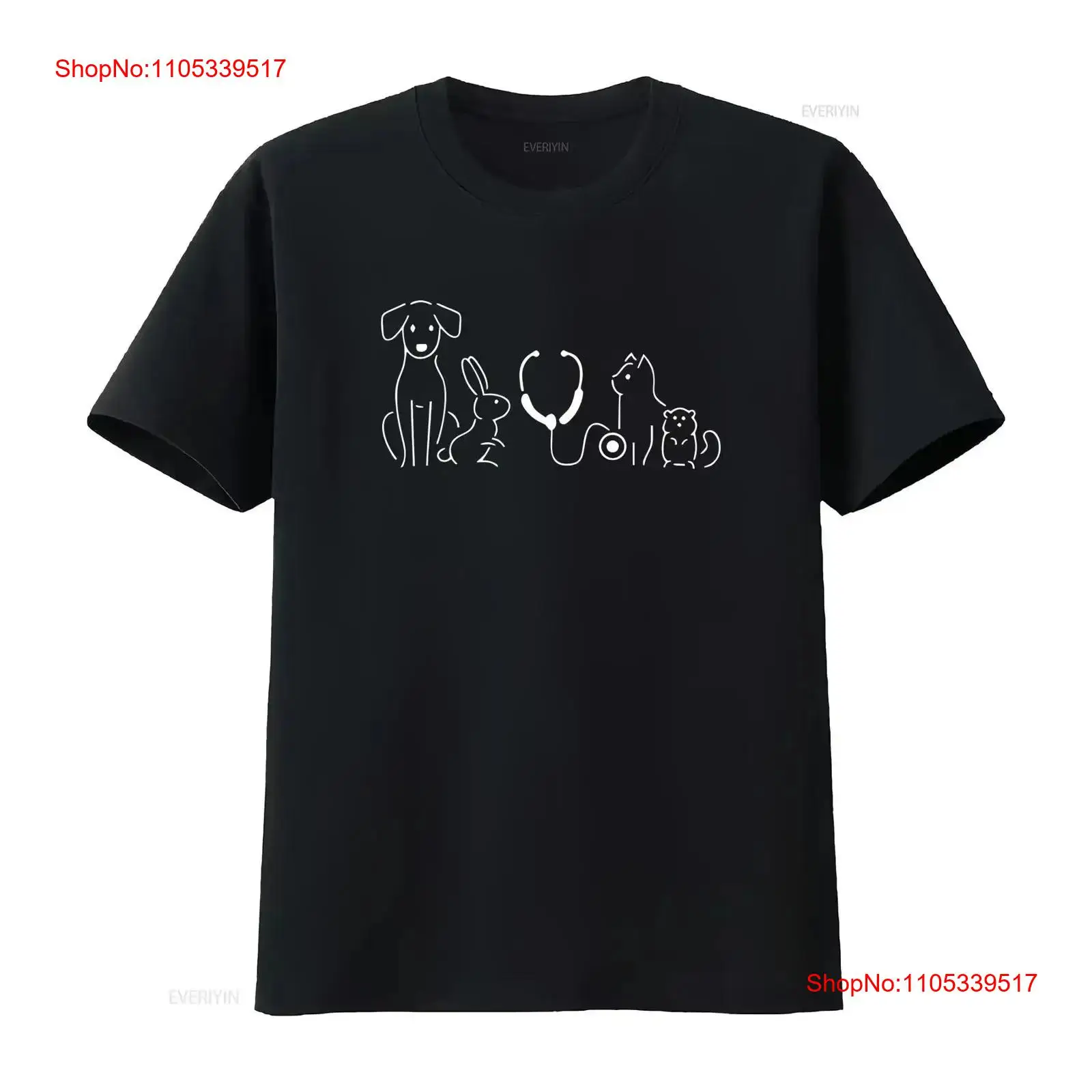 Camiseta con estampado de anim - Stethoscope reseña y precio
