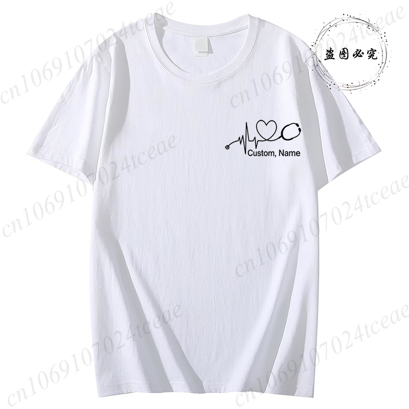 Camiseta de enfermera con nomb - Stethoscope reseña y precio