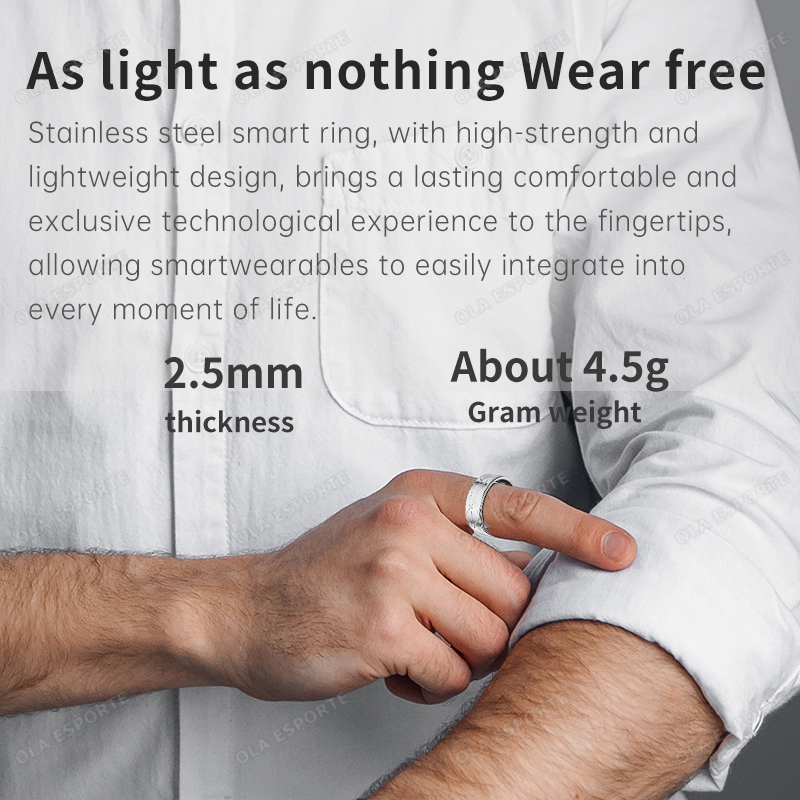 Anillo Inteligente de Acero In - Blood Pressure Monitor reseña y precio