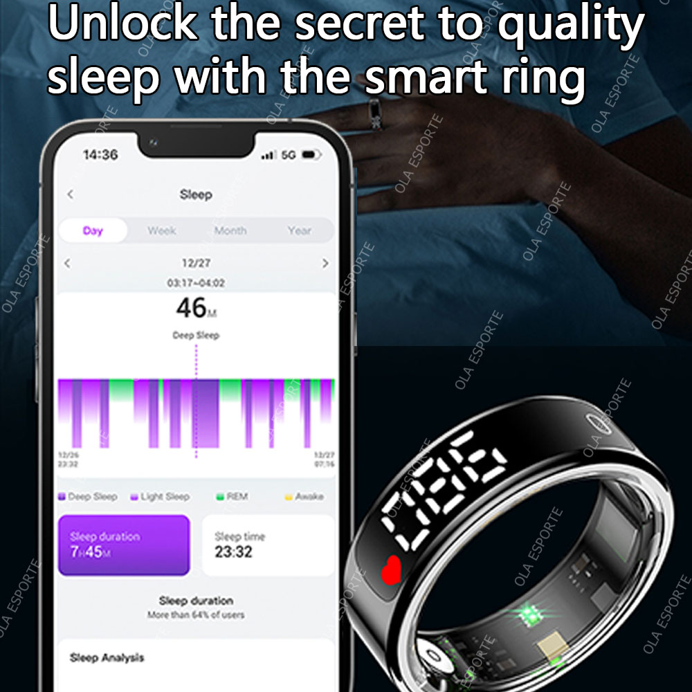 Anillo Inteligente con Estuche - Blood Pressure Monitor reseña y precio