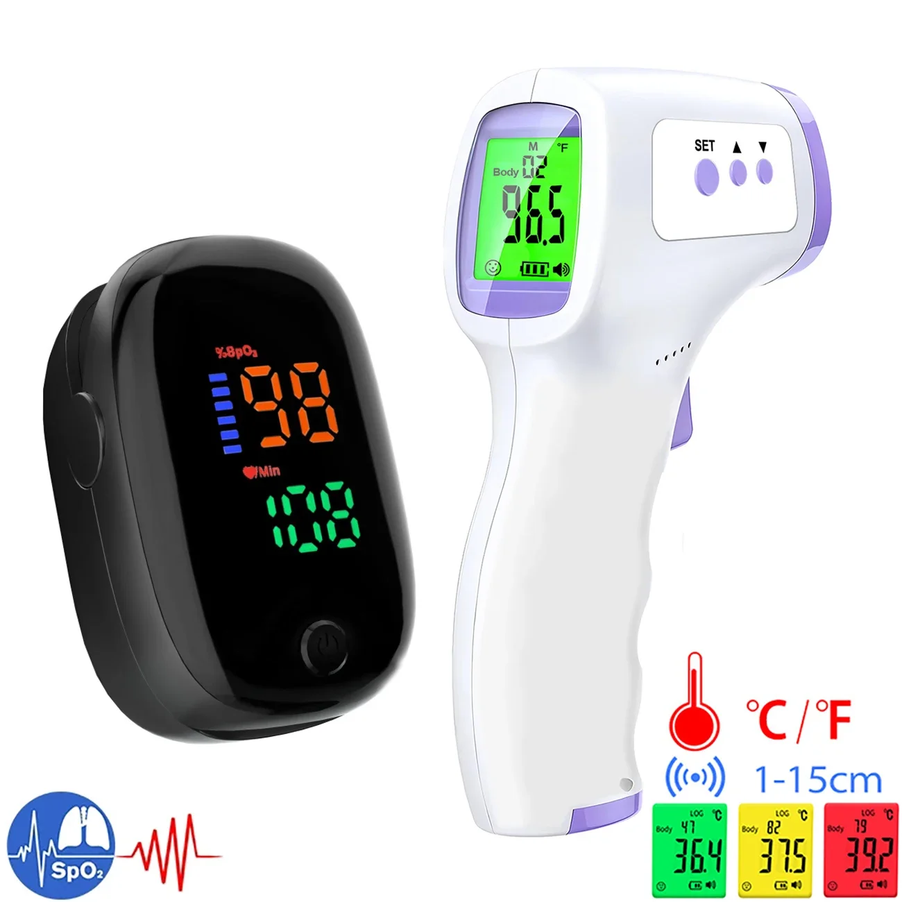 Termómetro médico infrarrojo p - Pulse Oximeter reseña y precio